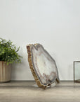 Polished Quartz Stone Slice for Home Decor - SLC0013