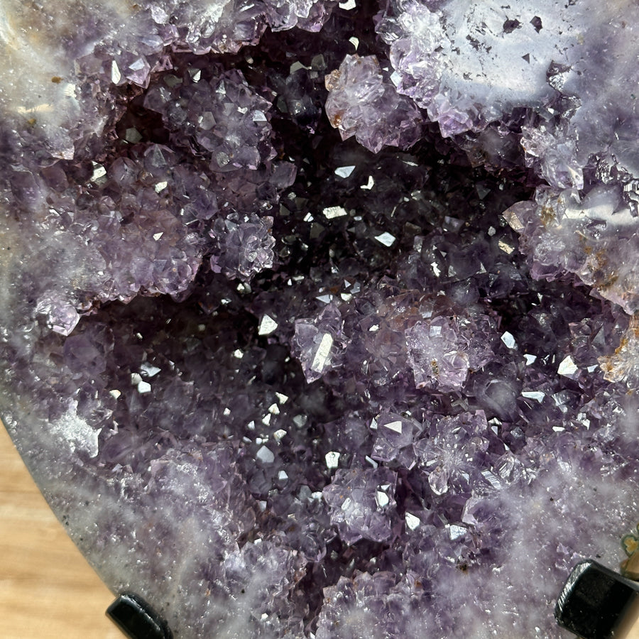 Exquisite Natural Amethyst Geode Full of Stalactites - MWS1399