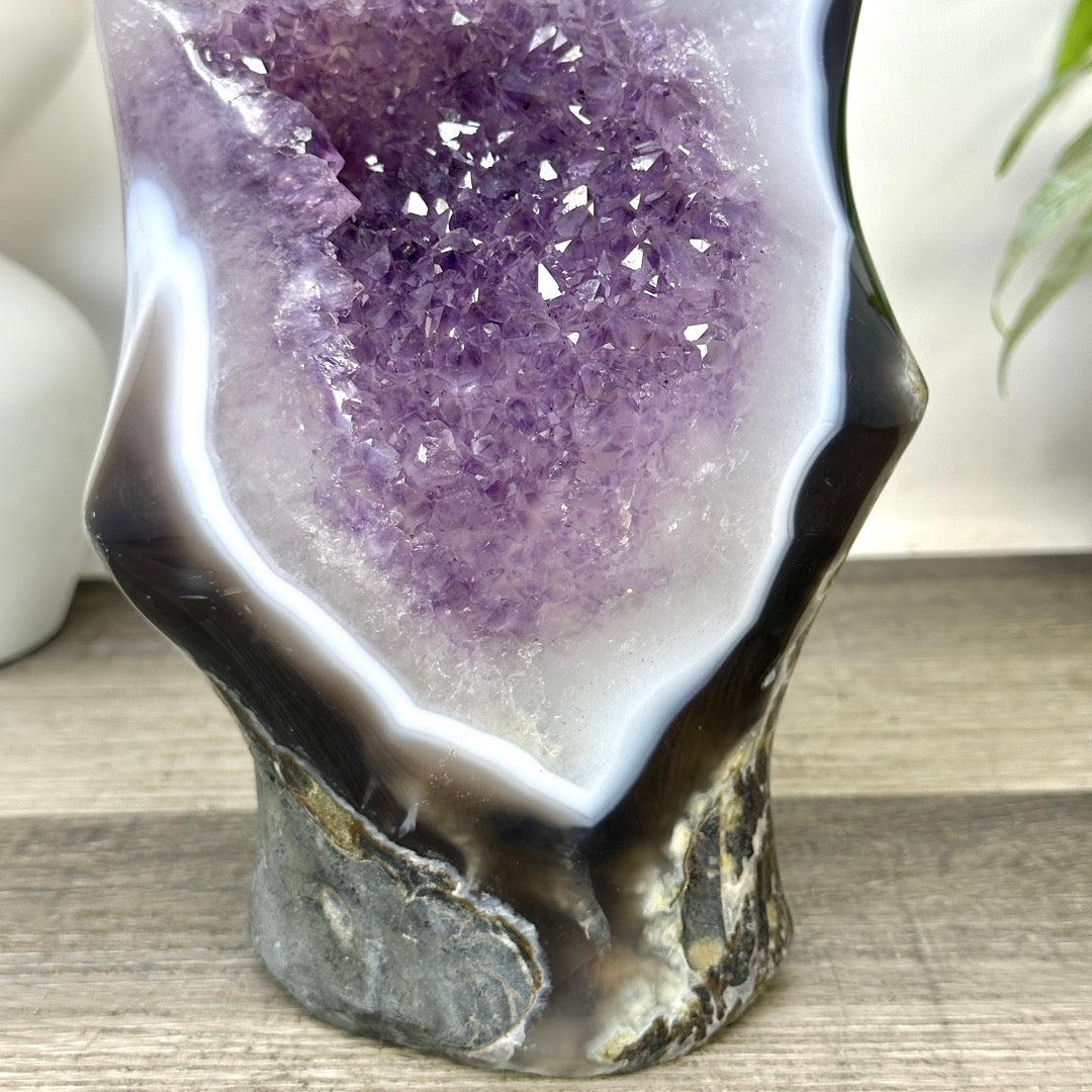 Uruguayan Amethyst &amp; Quartz Arte Statement Piece - CBP1394