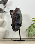 Unique Natural Amethyst, Calcite & Hematite Crystal Specimen - MWS3188