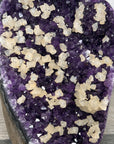 A Grade Uruguayan Amethyst Stone with Calcite inclusions - CBP1285