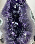 Top Quality Natural Amethyst Geode with Green Japer Shell - MWS3348