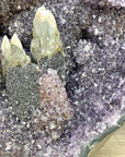 Unique Natural Amethyst Geode with Collection Grade Calcite Specimen - CBP1421