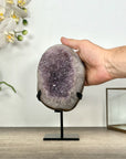 Natural Amethyst Geode on Stand - MWS3029