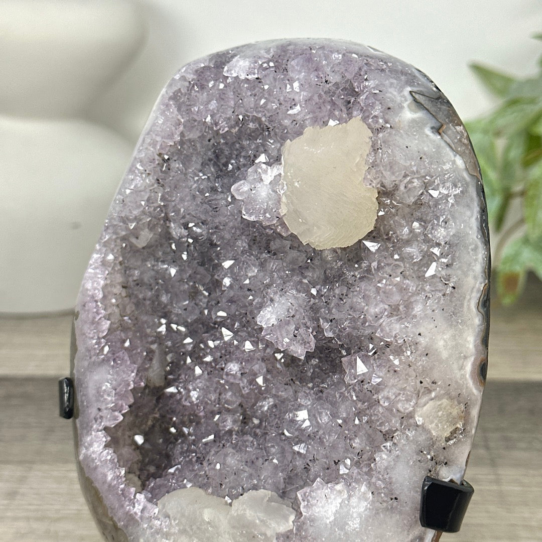 Natural Spirit Amethyst Cluster with Calcite Formations - MWS3292