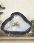Natural Blue Banded Agate Slice - SLC0020