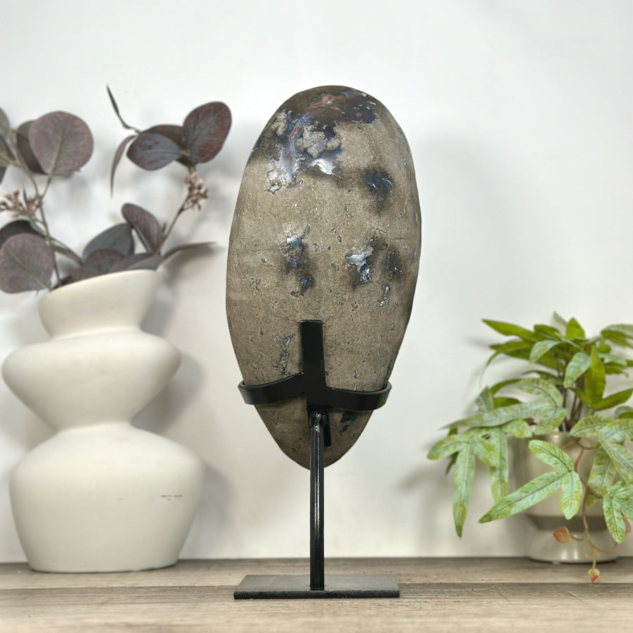 Large Natural Uruguayan Amethyst Geode on Stand - MWS3222