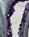 Large Amethyst & Agate Geode Silce Crystal Portal - MWS2757