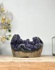 Natural Amethyst Geode Crystal Cluster for Home Decor Display - CBP1166