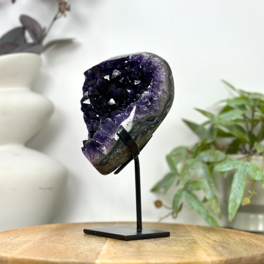 Top Grade uruguayan Amethyst Crystal on Stand - MWS3255