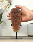 Orange Tone Natural Quartz Druzy Cluster - MWS2856