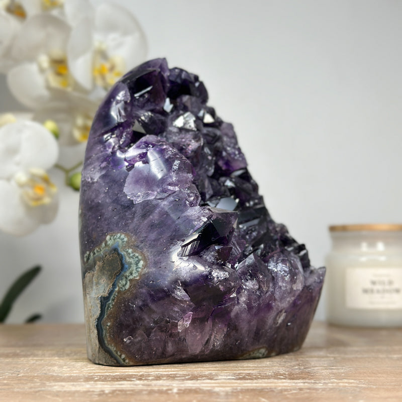 Stunning Amethyst Cathedral with Large Purple Crystals - CBP1095