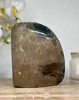 Deep Purple Amethyst Geode with Green Jasper Matrix - CBP1090