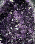 Huge Uruguayan Amethyst Geode on Metal Stand - MWS2755