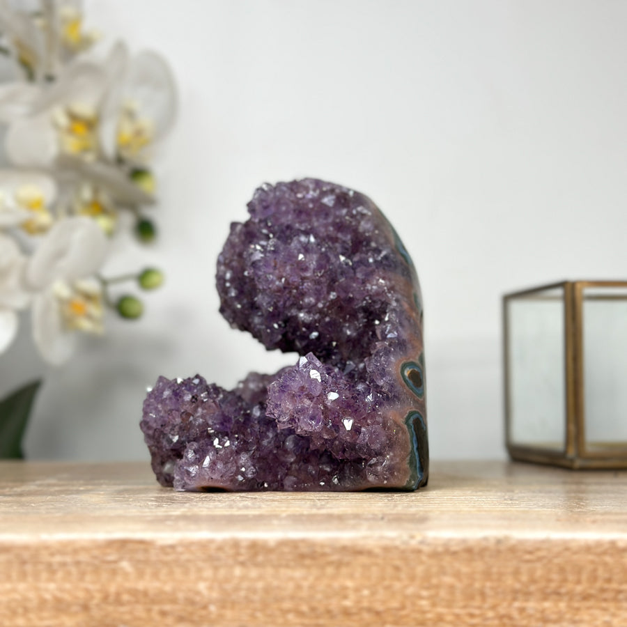 Amethyst Crystal Cluster with Sparkling Points - CBP1146