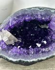 Natural Deep Purple Geode with Green Jasper Shell - STGE0047