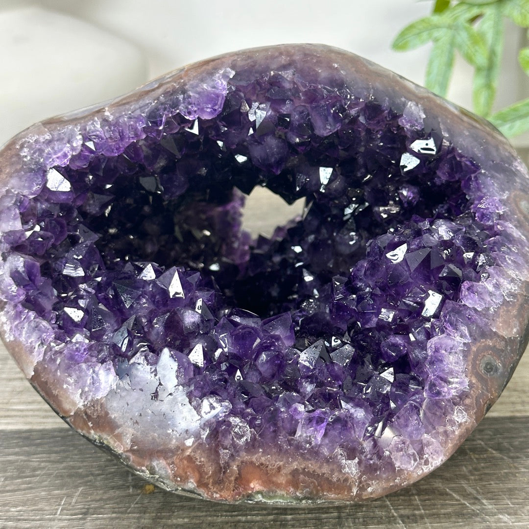 Large Natural Uruguayan Amethyst Geode with Large Crystals - STGE0050