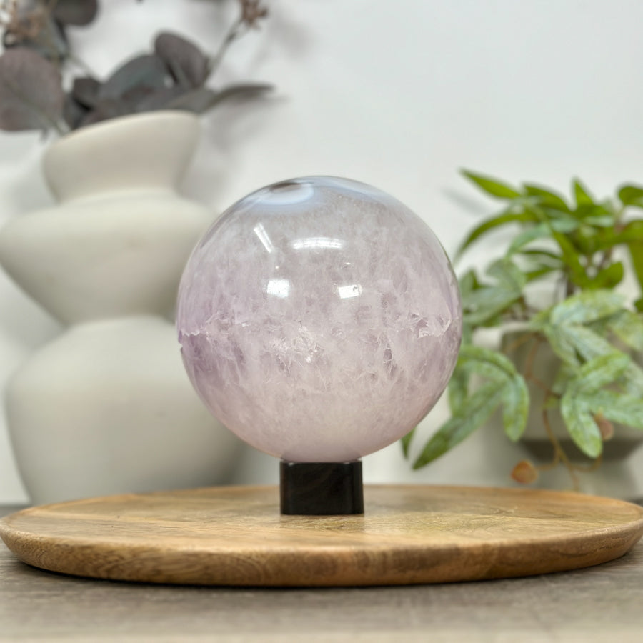 Large Amethyst Sphere Geode with Crystal Cavity Formation - SPH0163