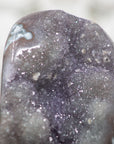 Stunning Natural rainbow Amethyst & Jasper Crystal, Stand included - MWS0129
