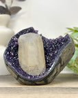 Huge Amethyst with Outstanding Natural Calcite Formation - CBP1413