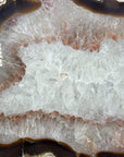 Natural Agate & Quartz Stone Slice for Home Decor - SLC0012