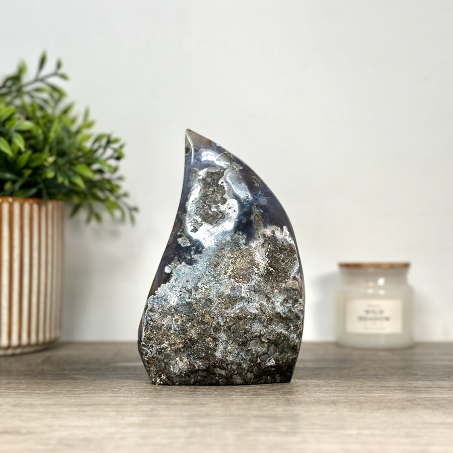 Amethyst StoneFlame Carving - FST0166