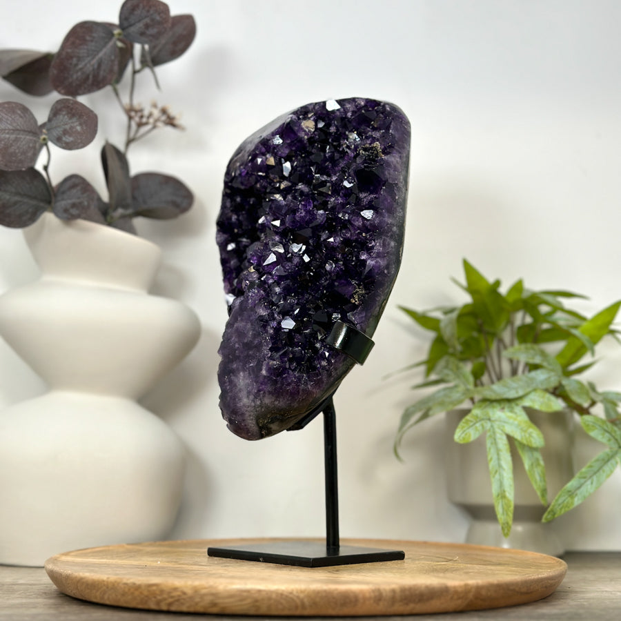A+ Grade Uruguayan Amethyst Cluster on Stand - MWS3072