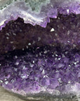 Natural Amethyst Stone Geode with Druzy Crystals - STGE0023