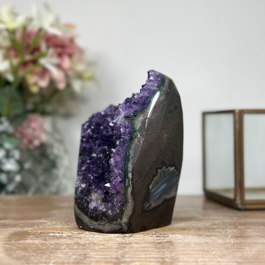 Natural Amethyst Cathedral Crystal Selfstanding - CBP1083
