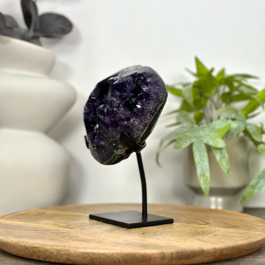 Deep Purple Natural Uruguayan Amethyst Cluster - MWS3044