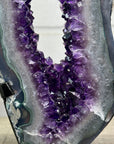 Huge Amethyst Geode Portal on Metal Stand - MWS2759
