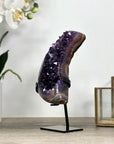Stunning Amethyst Moon Carving - MWS2360
