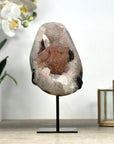 Beautiful Calcite Specimen Covered with Orange Tone Druzy Crystals - MWS2338