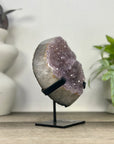 Natural Amethyst Cluster with Unique Quartz Matrix - MWS3333