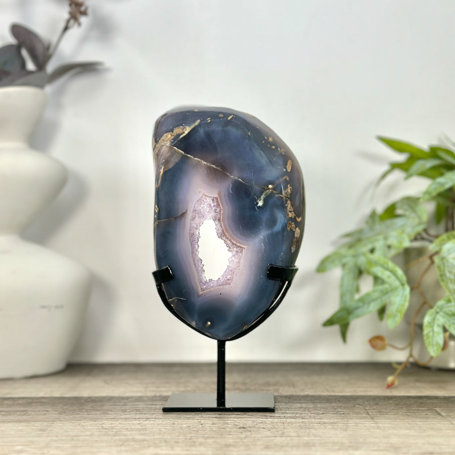 Amethyst &amp; Agate Portal on Stand - MWS3239