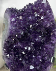 Top Grade Natural Amethyst Cluster on Metal Stand - MWS3212