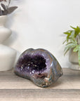 Amethyst Stone Geode with Agate Shell - STGE0100