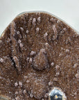 Brown Tone Druzy Agate Geode for Home Decor Display - MWS2675