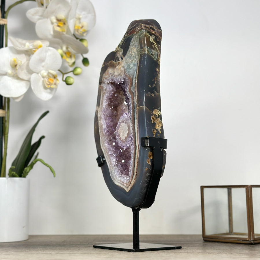 Rare Amethyst, Agate &amp; Jasper Stone Portal - MWS2115