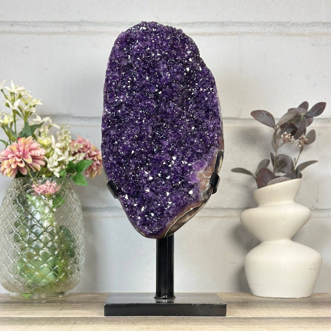 Natural 19 in Tall Amethyst Crystal Specimen Statement Piece - MWS3406