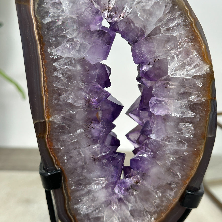Natural Amethyst &amp; Agate Crystal Portal - MWS1948