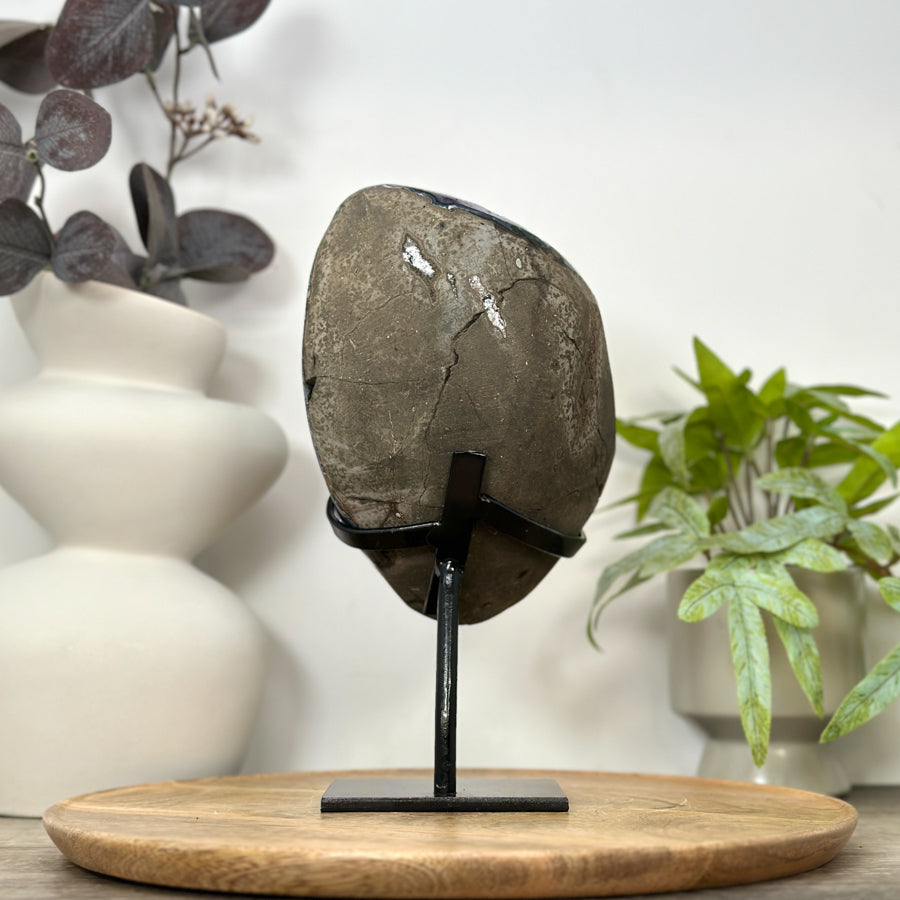 Top Grade Natural Amethyst Specimen on Metal Stand - MWS3067