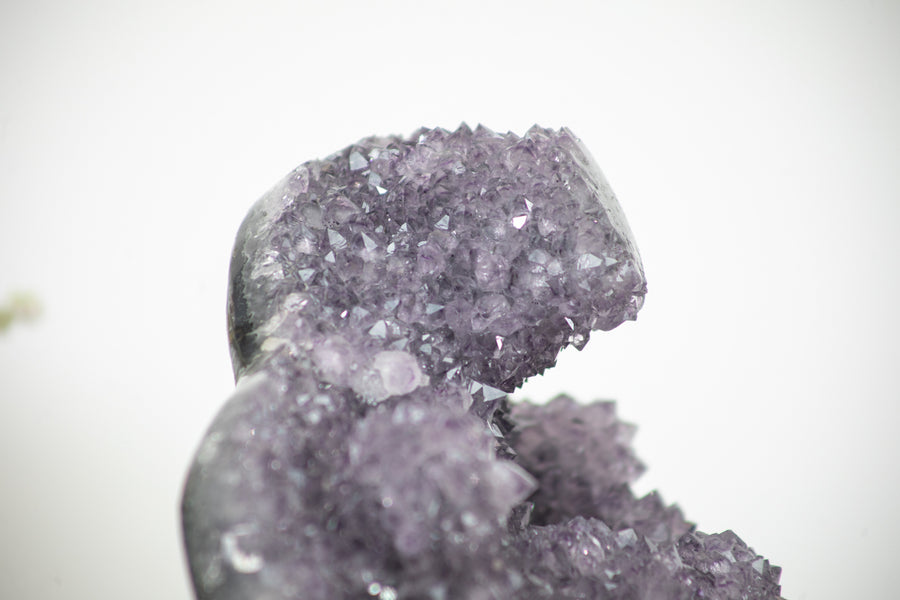 Large Natural Amethyst Cluster from Uruguay Full of Stalactite Formations - MWS0356