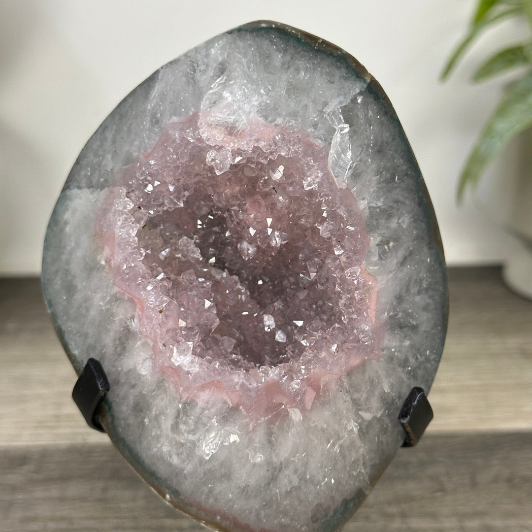 Pink Tone Amethyst Geode - MWS3373