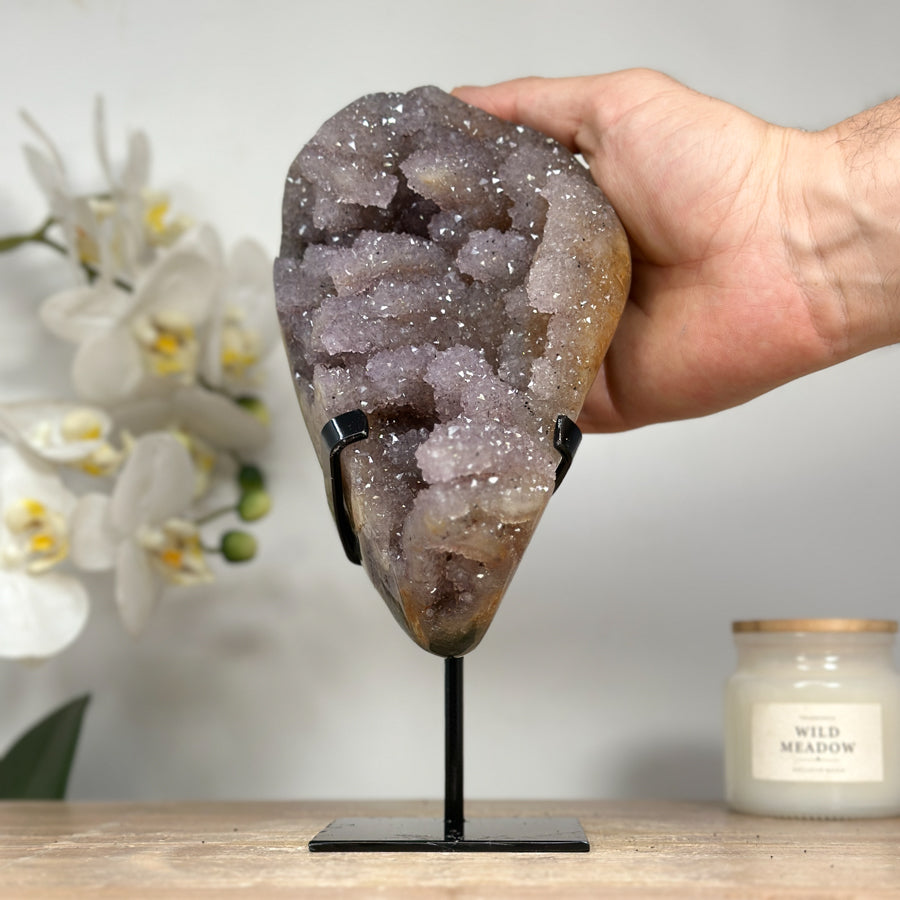 Spirit Amethyst Cluster Geode full of Stalactites - MWS1539