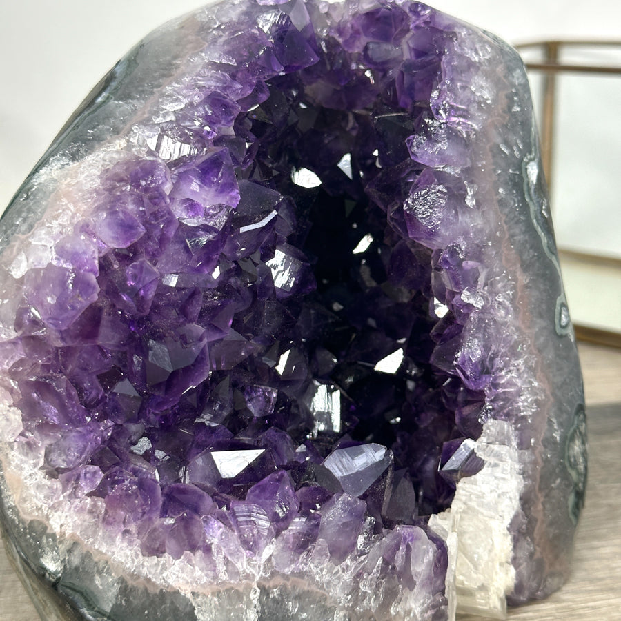 Natural Amethyst Cathedral Geode for Home decor - CBP1280