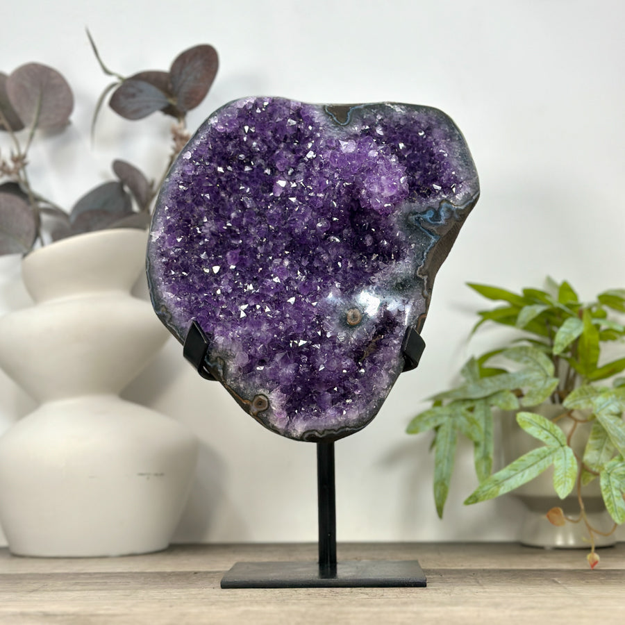 Uruguayan Amethyst Crystal Statement Piece for Home Decor - MWS3220