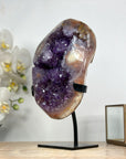 Large Natural Amethyst Cluster with Bautiful Jasper Matrix - MWS1994