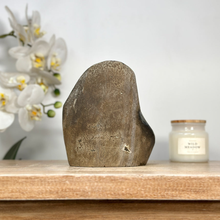 Natural Amethyst Cathedral Cave with self Cut Base - CBP1122