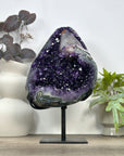 Unique Large Amethyst Stone with Huge Calcite Crystal Specimen - MWS3086